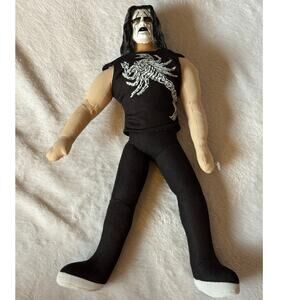 Vintage 1999 WCW Sting Plush Doll (Play-By-Play)
